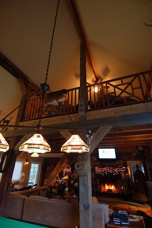 View of loft above