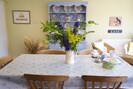 The kitchen, along with the rest of the cottage has been redecorated in 2020