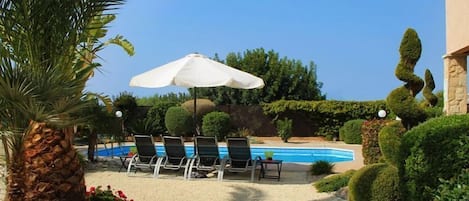 Blue Skies above Pool Area