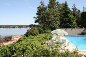 Pool and view of beach