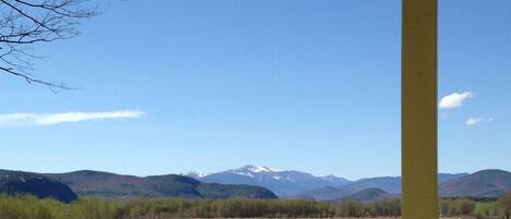 Amazing views across the valley with Mount Washington beyond.