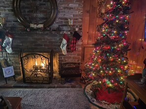 Christmas at the cabin 
