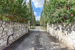 View to property from outside the gate