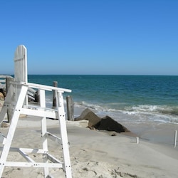 private beach