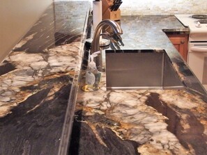 Slab Granite Kitchen