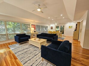 Living Room at 28 Battery Road