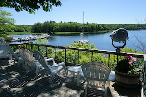 View from porch looking towards the left