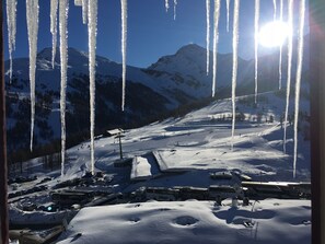 Blick von der Unterkunft