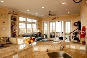 Kitchen to Sleeper Porch