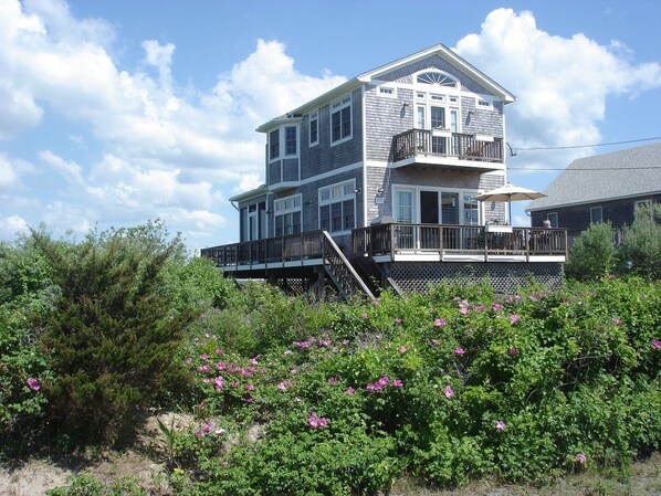 Front of Beach House, Overlooking the Ocean & Dunes