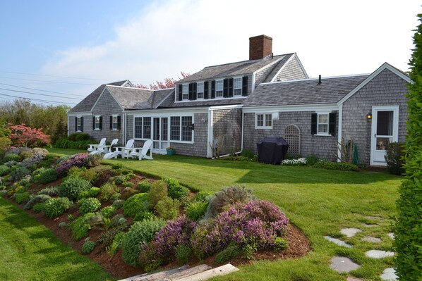 rear of house
