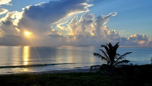 Sunrise from our balcony; Photo by Donna K.