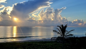 Sunrise from our balcony; Photo by Donna K.