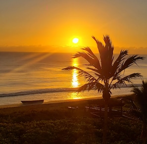 Sunrise from our balcony; Photo by Donna K.