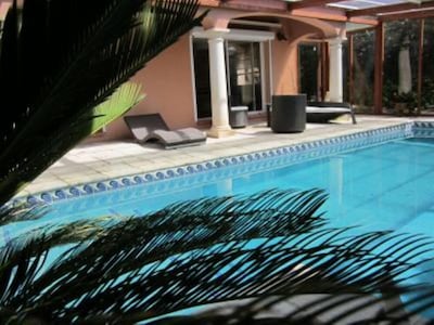 Villa, sea view with swimming pool heated 30 ° 