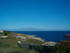 Utsikt mot havet/stranden