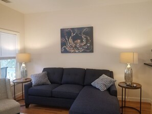 Queen Sleeper Sofa in living area. 