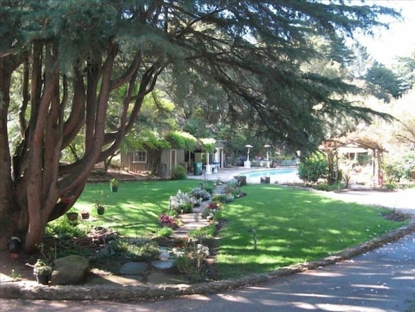 VIEW LOKING TOWARD POOL AREA