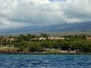A view of the complex just offshore from the Kihei Boat Ramp
