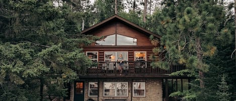 A beautiful cabin in the woods