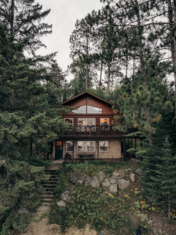A beautiful cabin in the woods