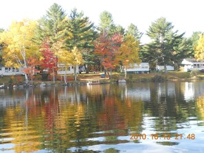 Birchwood Cottages fall foliage 