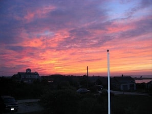 Sunset from the Deck.