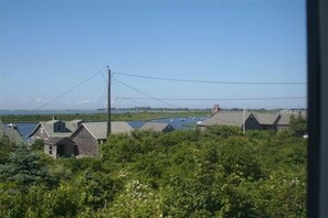 View of Hither Creek and Madaket Harbor from the cottage.