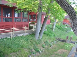 Main bungalow and waterfront