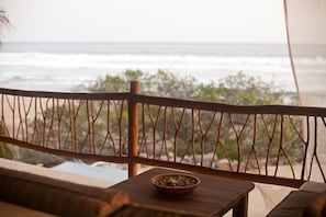 The view from your sofa. Casa Oasis Troncones vacation rental Mexico