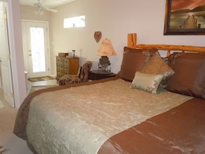 View - Bedroom looking into sunroom
