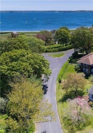 A short walk from the house to the harbor beach, marina & village restaurants 