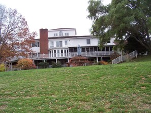 Rear view of property.