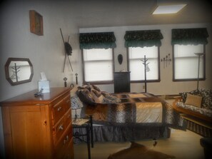 Comfortable queen size double bed.