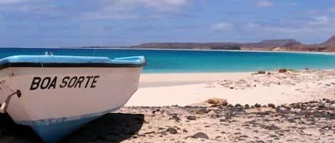 Beach scenario of Cape Verde