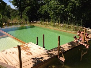 Piscina naturalizada. Ecológica