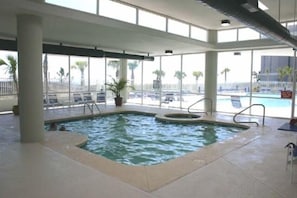 Indoor Pool and Hot Tub Area
