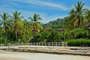 Views of Villas Catalina from Playa Penca