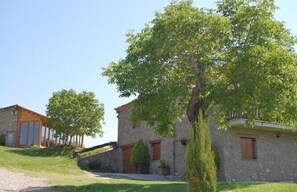 The house is situated very idyllically