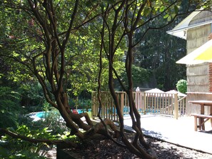 Dining, lounging, drifting, all steps away.
