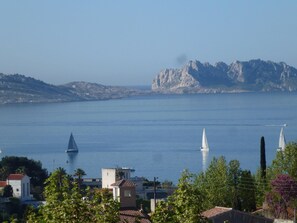 Vue mer depuis la terrasse