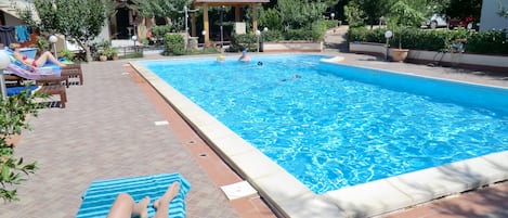 EXTRALARGE POOL SALT WATER, NO CHLORINE, m. 12 x m. 6