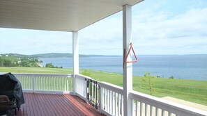 Main covered deck looking East