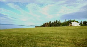 Shot across the property to the cottage.  Very private