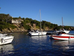 View of the house from the Ferreol port