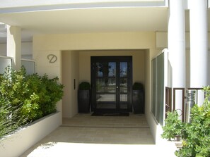 Entrance to our block