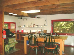 Kitchen and dining area