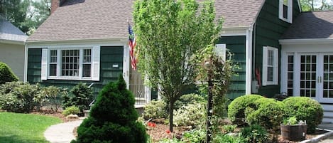 Front yard and gardens