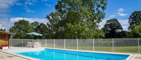 Fully heated private pool