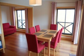 Dining table showing additional sleeping area